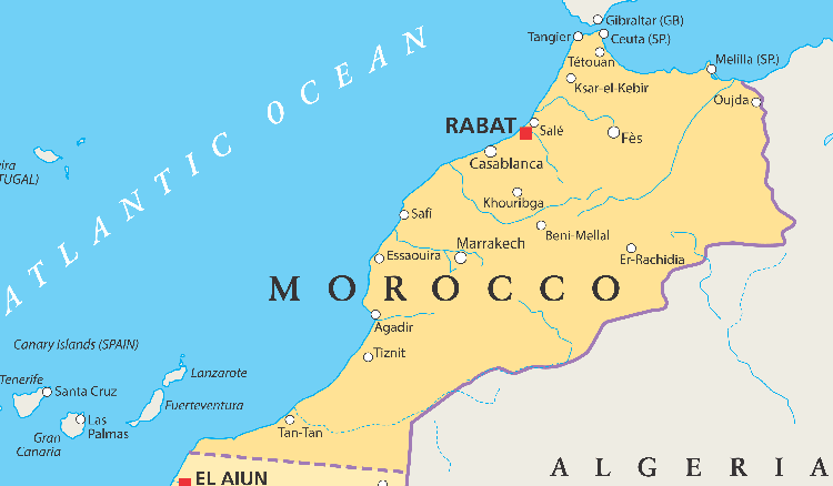 Morocco Map