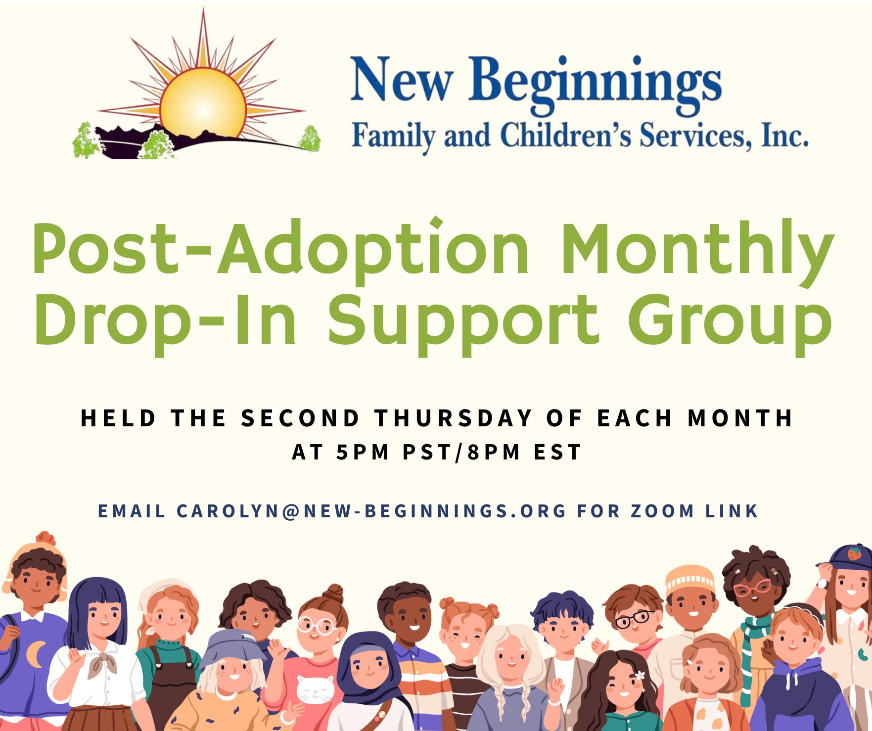 Monthly Drop-In Support Group